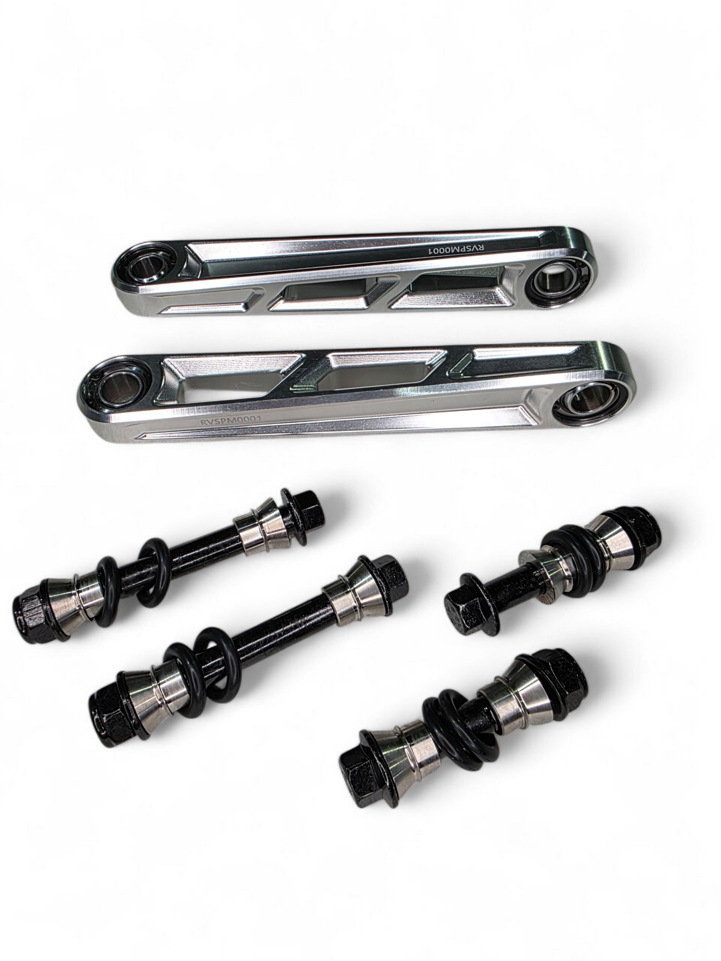 2024+ Can Am Maverick R Front Sway Bar Links Anodized (Clear)