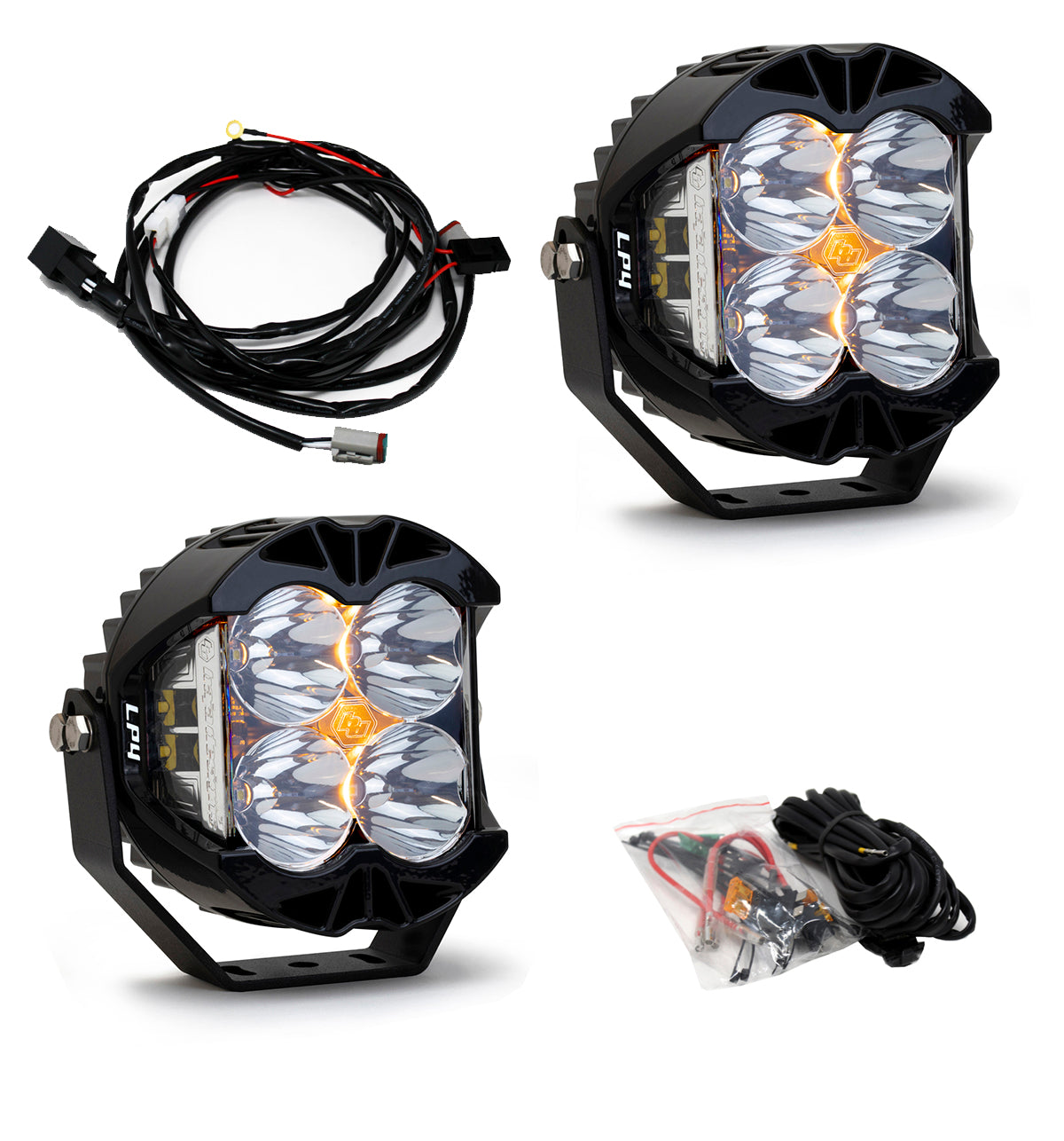 LP4 Pro LED Clear Lens Pair Baja Designs