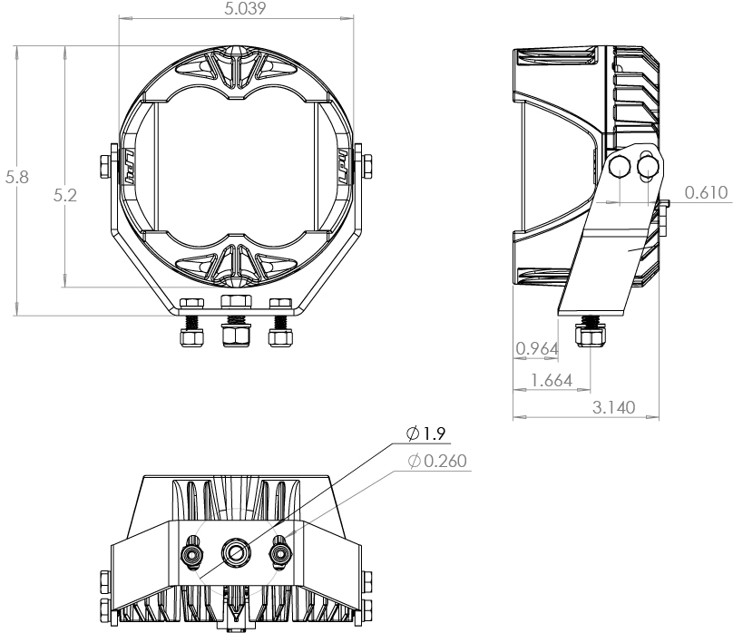 LP4 Pro LED Clear Lens Pair Baja Designs