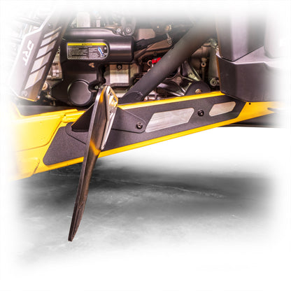Can-Am 2024+ Maverick R Billet Rear Aluminum Mud/Rock Guard Kit