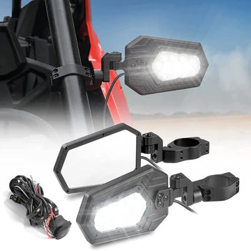 Lighted Side Rear View Mirror- pair