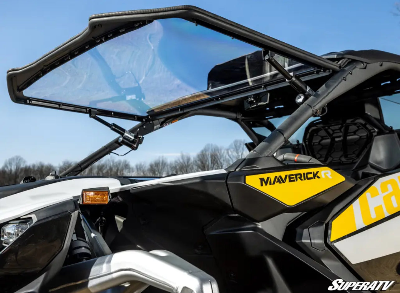 CAN-AM MAVERICK R MAXDRIVE POWER FLIP WINDSHIELD