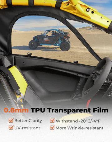 Soft Upper Doors for Can-Am Maverick R
