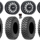 Metal FX Delta R  beadlock and Valor Alpha tire set of 4
