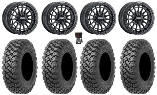 Metal FX Delta R  beadlock and Valor Alpha tire set of 4