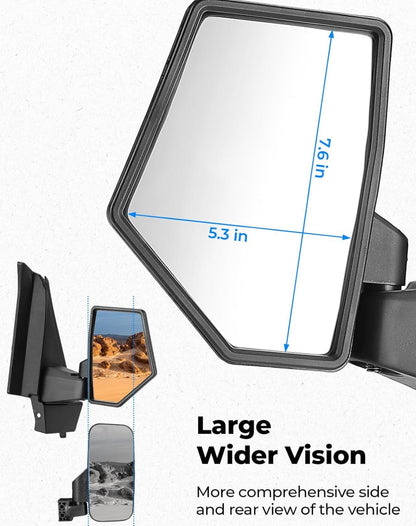 Xpedition folding side mirrors