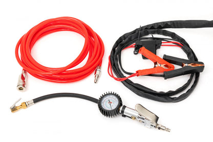 PORTABLE TWIN MOTOR AIR COMPRESSOR W/CARRY CASE
12 VOLT | 150PSI | 6.16 CFM