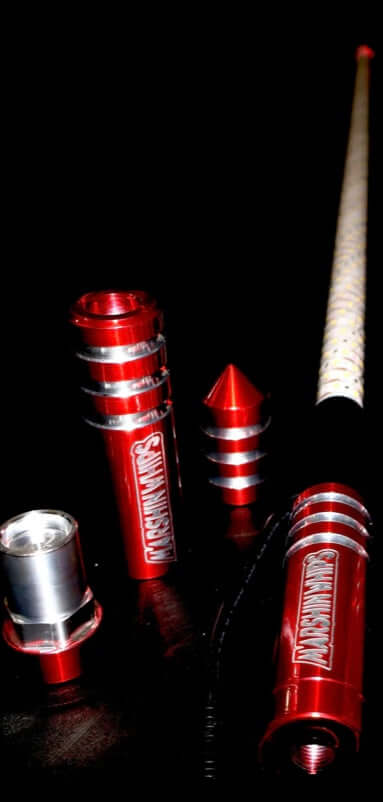 Game Changer LED Whip - Lollypop Red Single