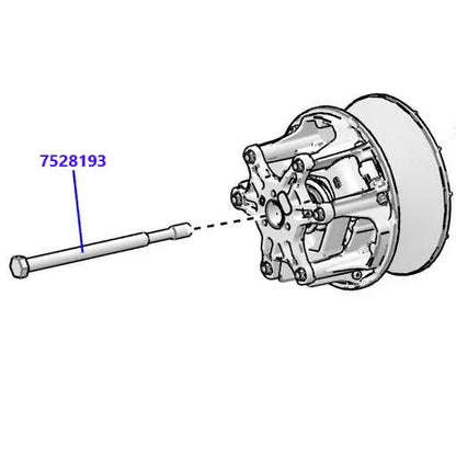 Polaris Ranger 1000 P22 Titanium Primary Clutch Bolt # 7528193 / 7520526 M14X1.5X180 - RPM SXS