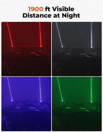 Whipless LED spot lights -pair