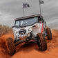 2017 to Current Can-Am X3 Maverick Machined Billet Front Winch Bumper (Clear Anodize)