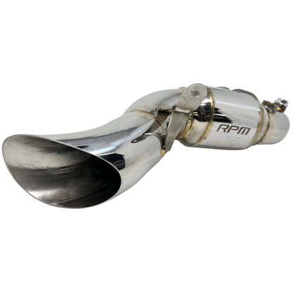 Can Am X3 Turbo Back 3" Full Race / Drag Pipe With Muffler - RPM SXS