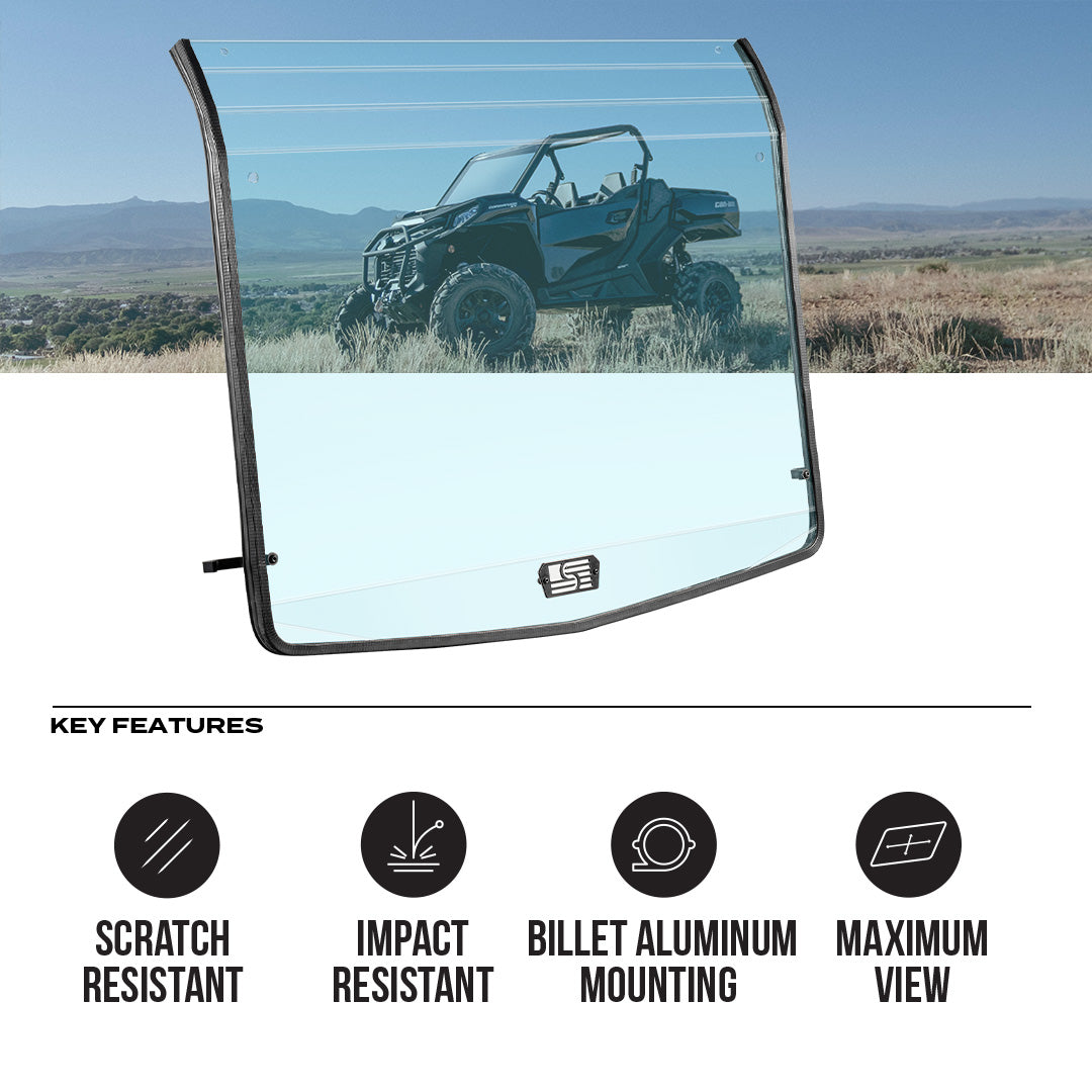 Commander/Maverick Sport/ Maverick Trail Polycarbonate Full Front Windshield