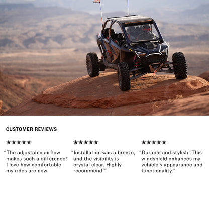 Polaris Pro R Front Windshield