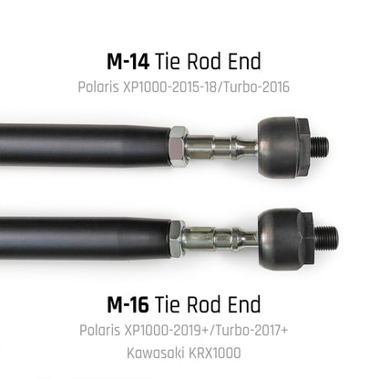 M-14 Tie rod end and M-16 Tie rod end comparison