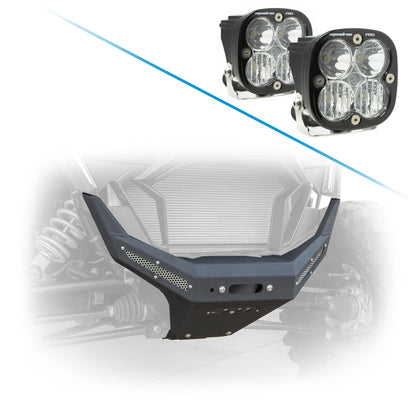 RZR Pro XP 2020-2024 Front Winch Bumper with light options.