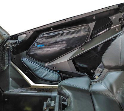 RZR Pro XP front door organizer pouches for side-by-side