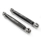 DRT RZR Polaris Pro XP Billet Aluminum Hex Bar Adjustable Sway Bar Link Kit, Rear (M10)