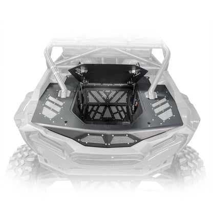 RZR xp 1000 trunk enclosure aluminum installed