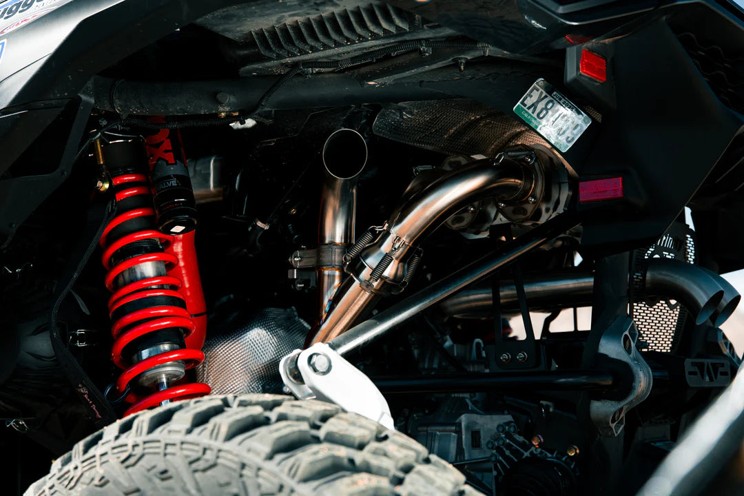 CAN-AM MAVERICK R SIDEPIECE VALVED HEAD PIPE