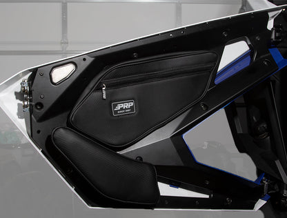 FRONT DOOR BAGS WITH KNEE PADS FOR POLARIS RZR PRO XP, PRO XP4, PRO R, TURBO R (PAIR)