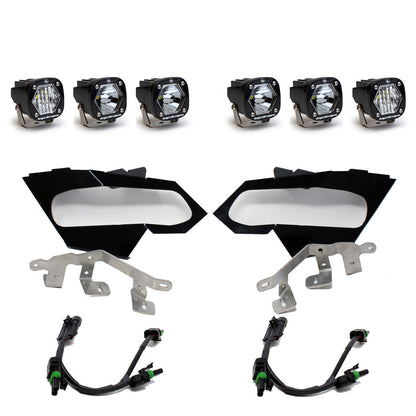 Can-Am S1 Triple LED Headlight Kit - Can-Am Maverick X3