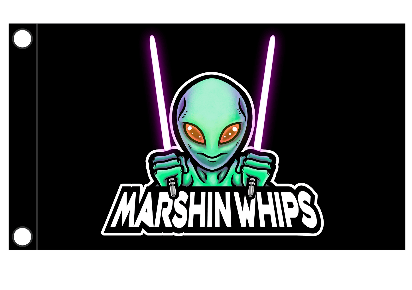 Marshin Whips Single Day Flag Whip