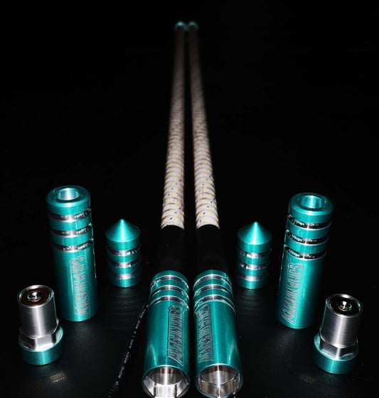 Game Changer LED Whip Set - Striking Teal