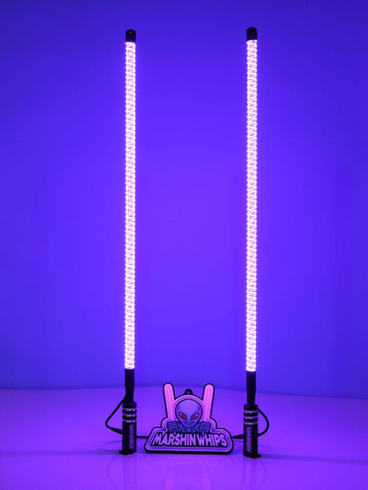 V2 Black Out LED Whip Set: The Ultimate Stealth