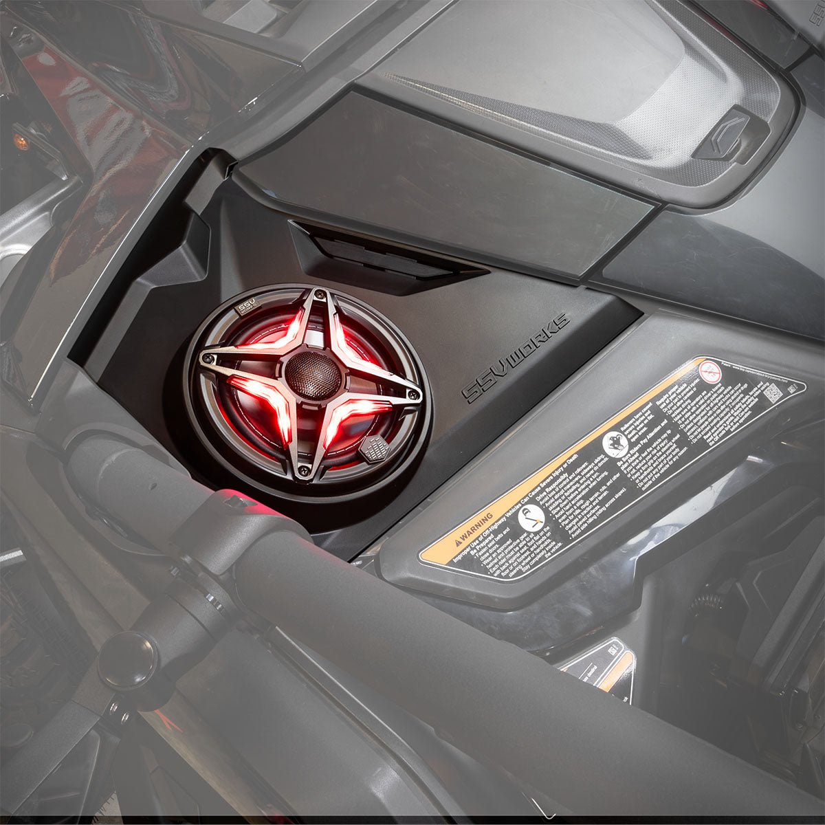 2024-2026 Can-Am® Maverick R Front-Dash 6.5" Speaker-Panels