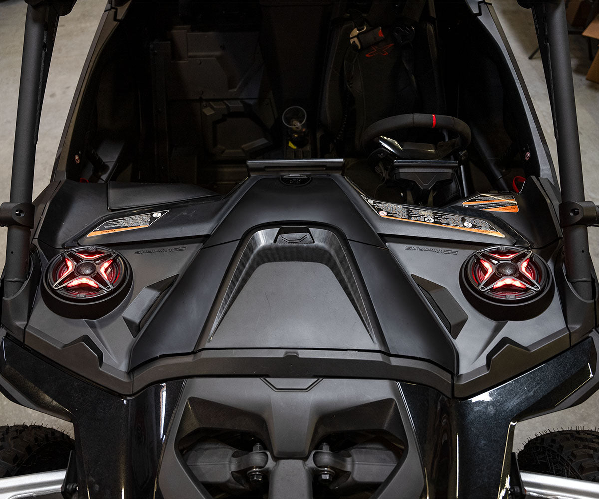 2024-2026 Can-Am® Maverick R Front-Dash 6.5" Speaker-Panels