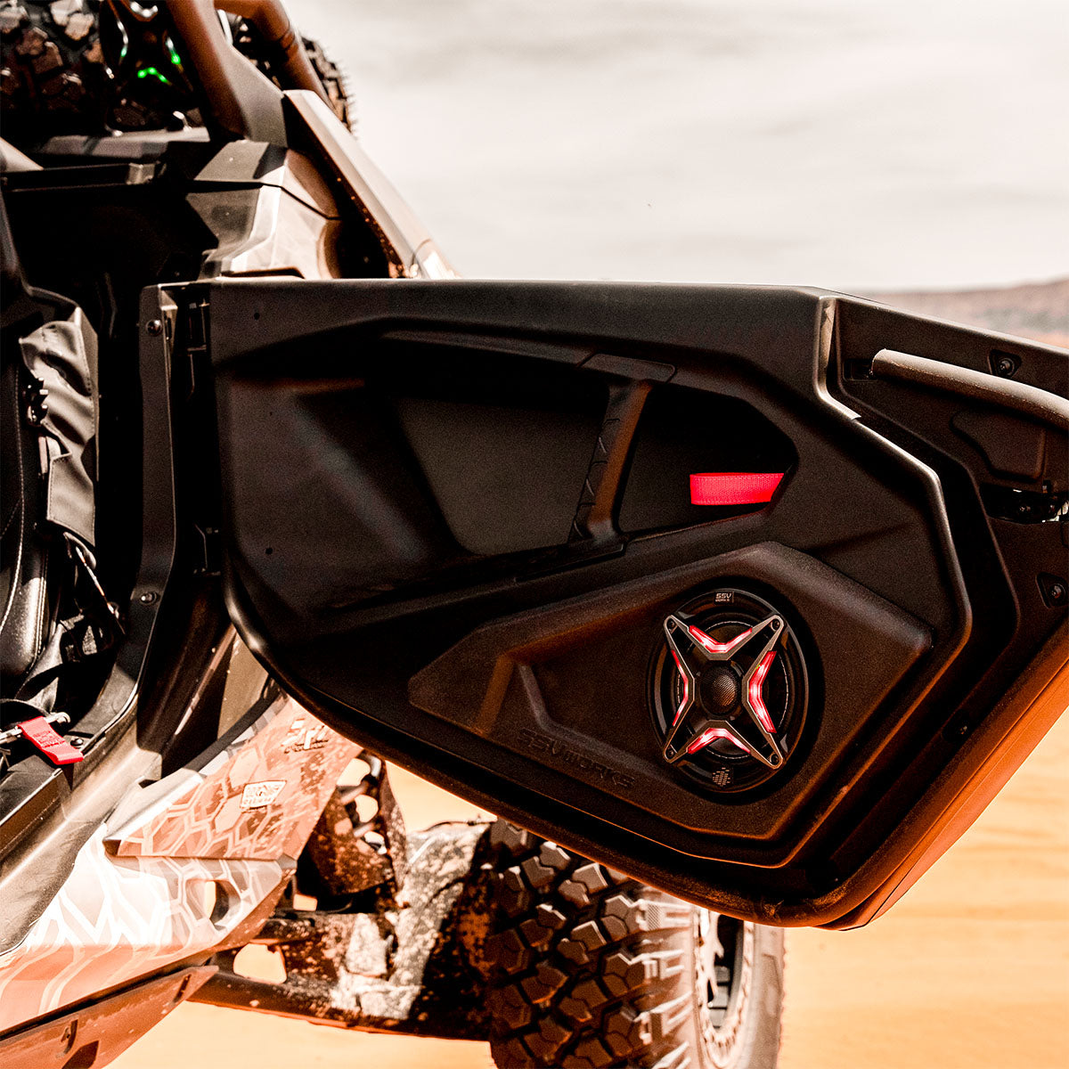 2024-2026 Can-Am® Maverick R 6.5" Lower Door-Pocket Speaker-Pods