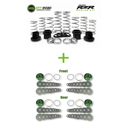 MTS Off Road spring kit and MTS valve kit with white background 