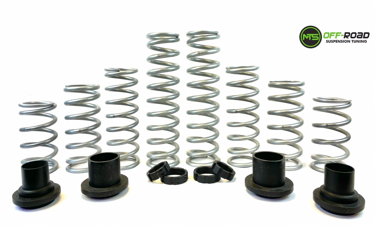 MTS Off Road spring kit with white background and MTS Logo in corner