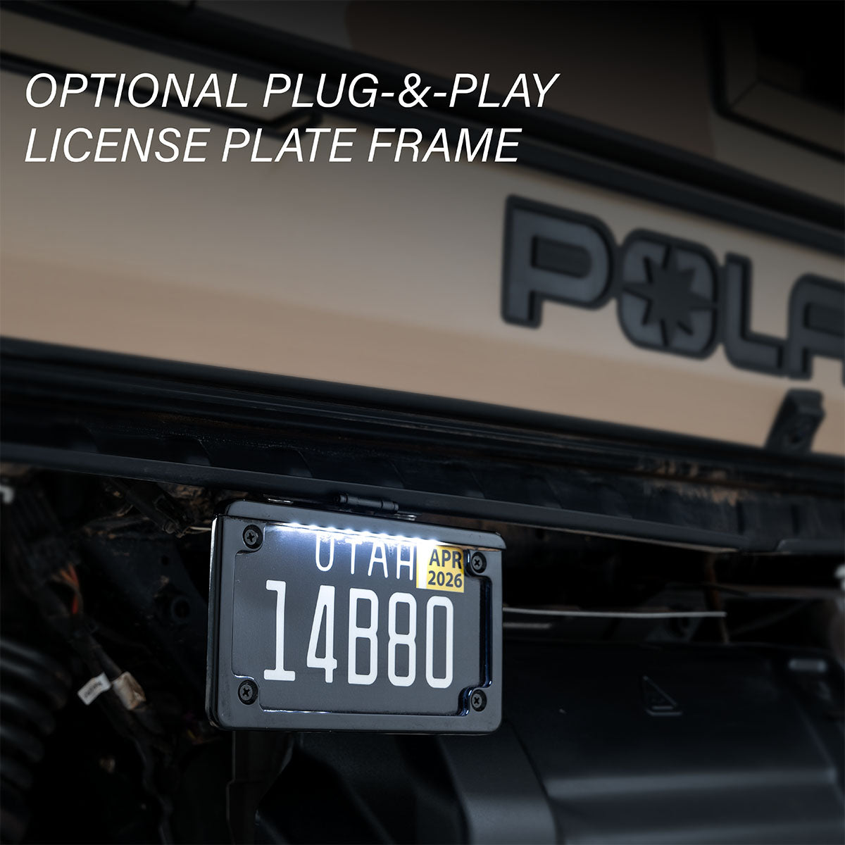 POLARIS XEPEDITION ADV LICENSE PLATE FRAME
