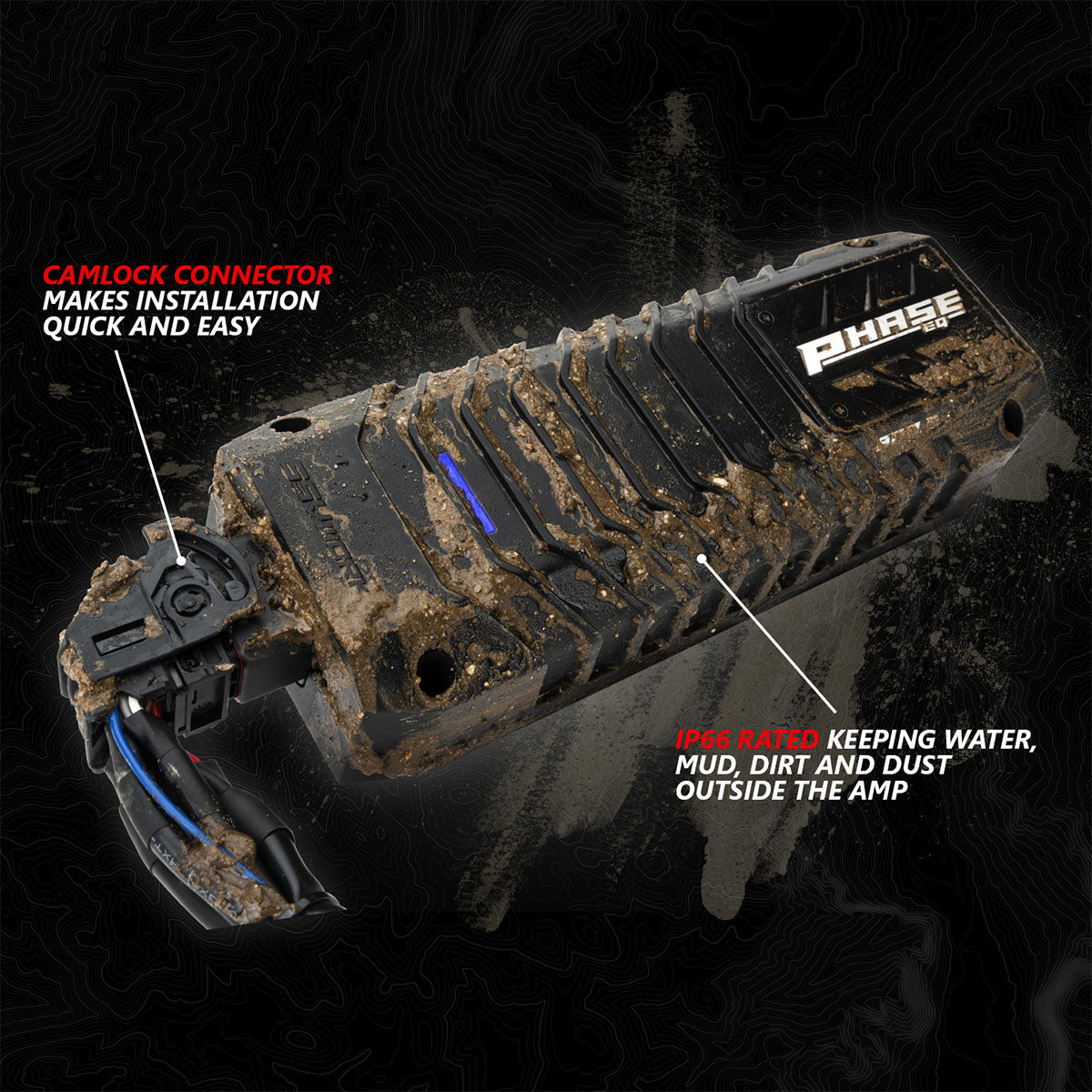 2024-2026 Can-Am® Maverick R, Phase-4 A-Spec 800watt 5-Speaker System