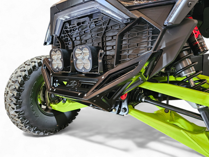 2022-2026 Polaris RZR Pro R, Pro S, Turbo R Machined Billet Front Winch Bumper (Black Anodize)