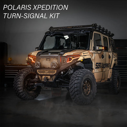 Turn-Signal Plug-&-Play Kit | 2024-2026 Polaris Xpedition | Sequential Front LED Lights w/Taillight Integration