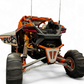 2022 to Current Polaris RZR Pro R, Pro S, Turbo R High Clearance Radius Rods in Clear Finish
