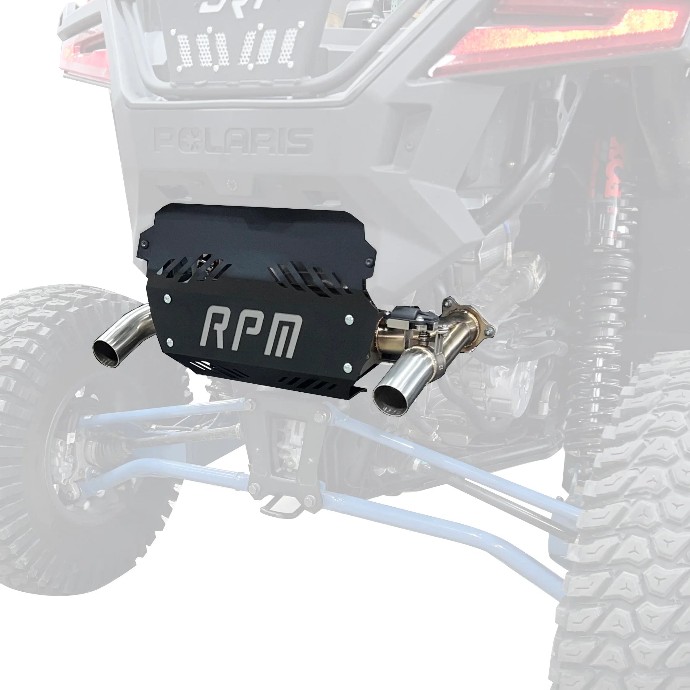 RPM RZR PRO XP & Turbo R/Pro S E-Valve Muffler - Dual Tip Captains ...