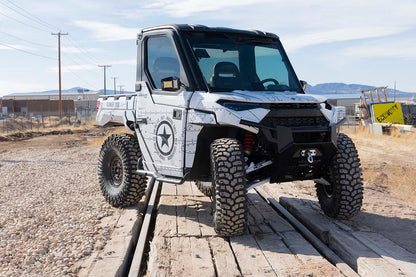 POLARIS RANGER (2021-2024) +2" FORWARD HIGH CLEARANCE FRONT A-ARM KIT AND HIGH CLEARANCE REAR A-ARMS BOTH WITH BUILT IN LIFT - RAN-05321