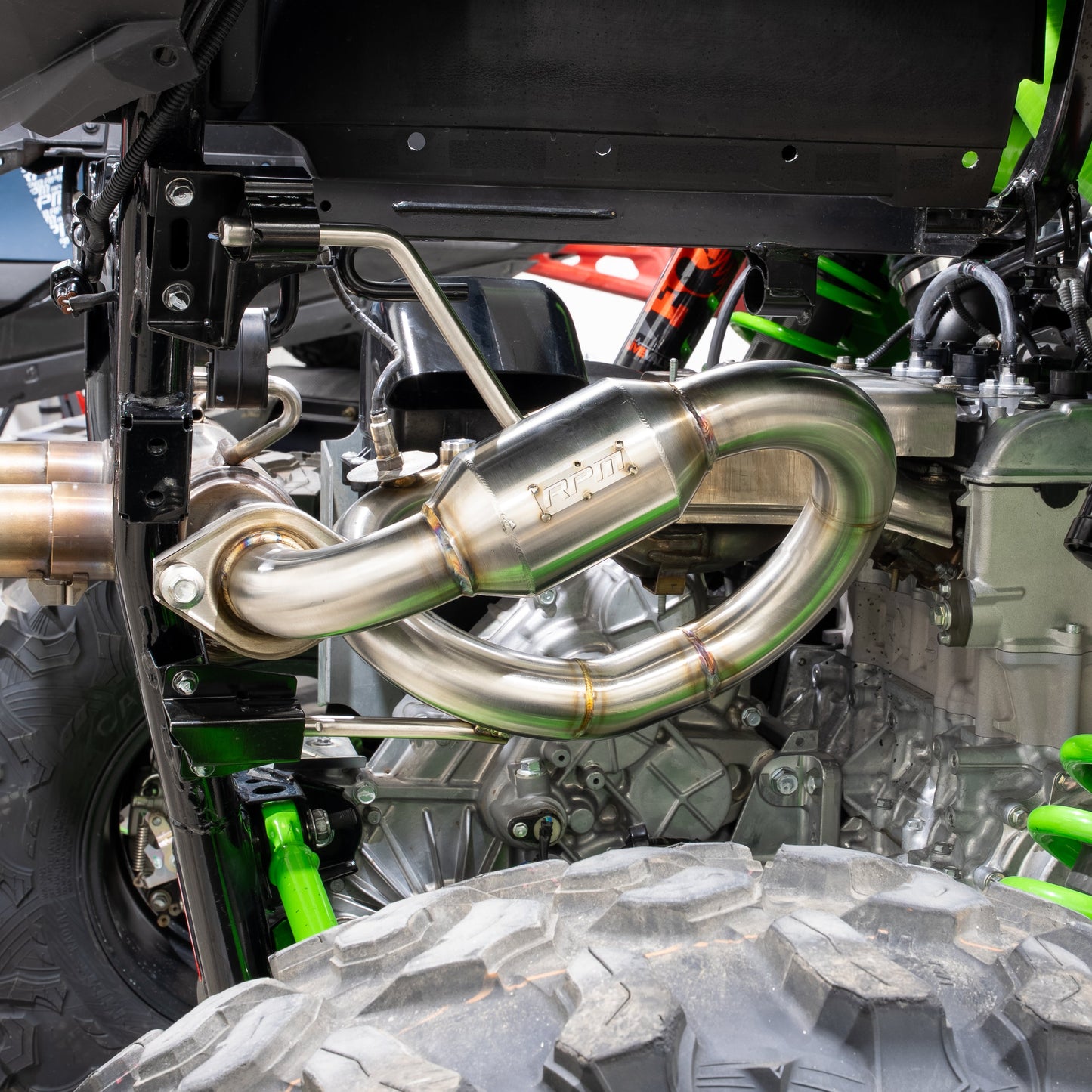 RPM Kawasaki H2 Big Mouth Resonated Cat Delete Mid Pipe