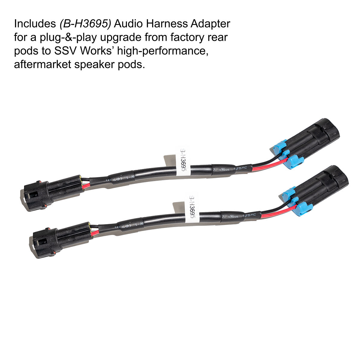 2025-2026 Polaris® RZR Pro R / Pro S / Pro XP 6.5" Rear-Hump Speaker-Pods