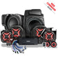2025-2026 Polaris® RZR Pro R / Pro S / Pro XP Phase-5 V-Spec 7-Speaker Plug-&-Play Kit for Ride Command
