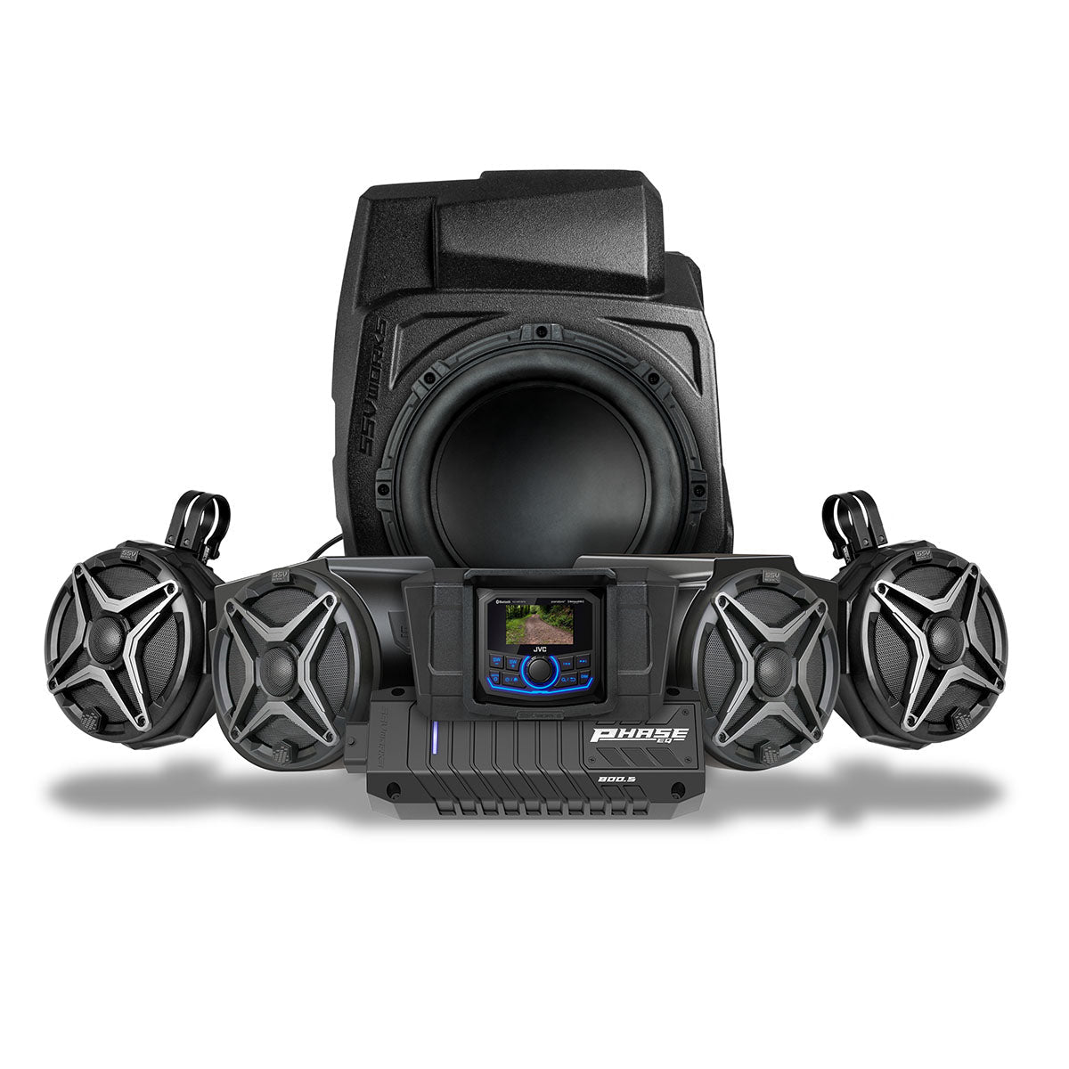 2020-2024 Polaris® RZR PRO Series Phase-4 A-Spec 5-Speaker 800watt System w/JVC