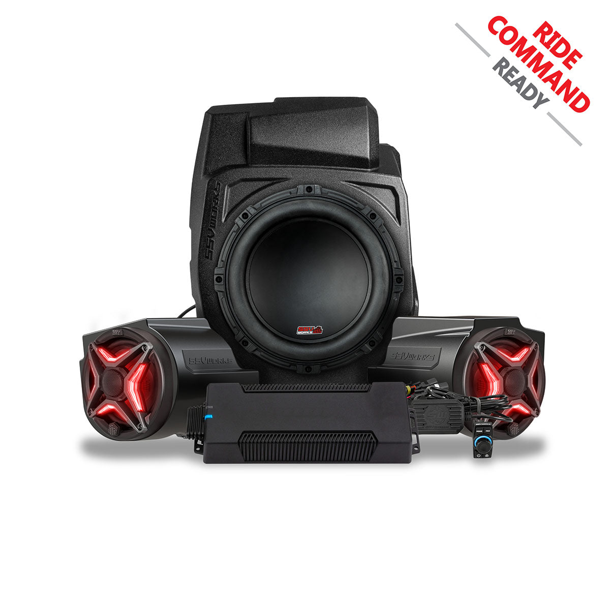 2020-2024 Polaris® RZR PRO Series Phase-3 V-Spec 3-Speaker 1400watt System for Ride Command