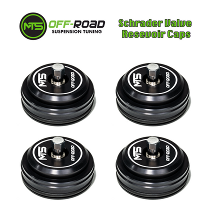 Schrader Valve Resoiver Caps with white background