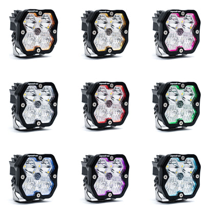 Squadron 2.0 Sport Black LED Auxiliary Light Pod Pair - Universal