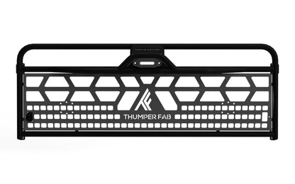 Polaris Ranger Winch Headache Rack Black Thumper Fab