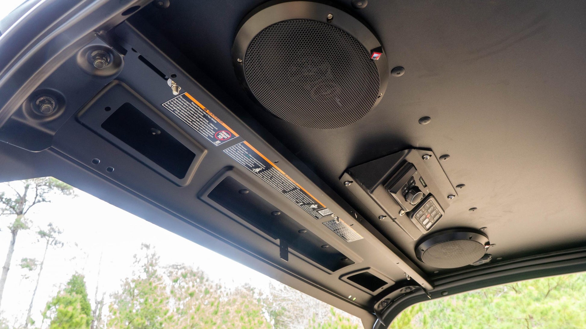 Level 2 Audio Roof - Defender MAX Black Thumper Fab
